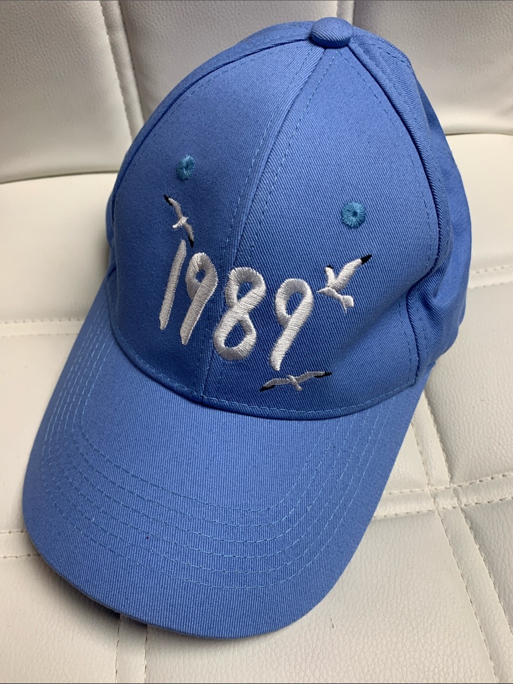 Taylor Swift 1989 Blue Adjustable Embroidered Baseball Hat